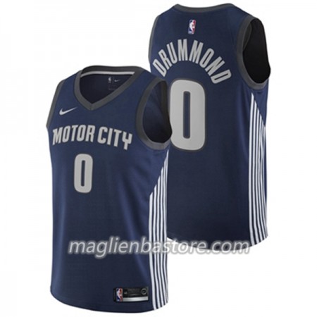 Maglia NBA Detroit Pistons Andre Drummond 0 Nike City Edition Swingman - Uomo